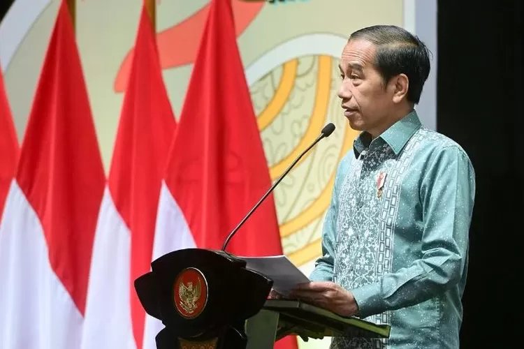 Presiden Jokowi dalam sambutannya untuk pembukaan INACRAFT on October 2023 pada Rabu 4_10 di JCC Jakarta Foto dari akun Instagram weareinacraft 3041982205