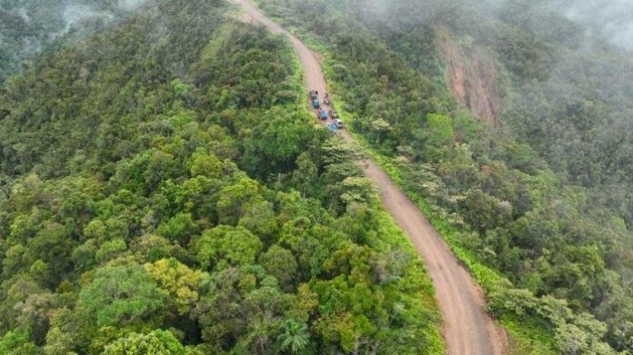 JALAN TRANS PAPUA Konsorsium PT Hutama Karya Persero dan PT Hutama Kary 696x391