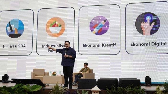 Menteri BUMN Erick Thohir dinilai mampu mendongkrak elektabilitas