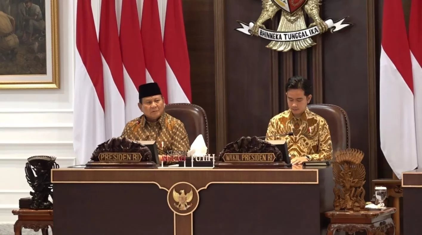 sidang kabinet perdana prabowo 3813395266