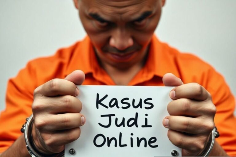 ilustrasi tersangka kasus judi online