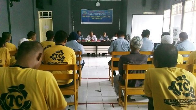 pembukaan kegiatan pasca rehabilitasi tahap II Lapas Narkotika Sungguminasa