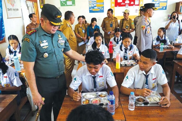 balipostcom_kodam dukung penuh program makan bergizi gratis_01
