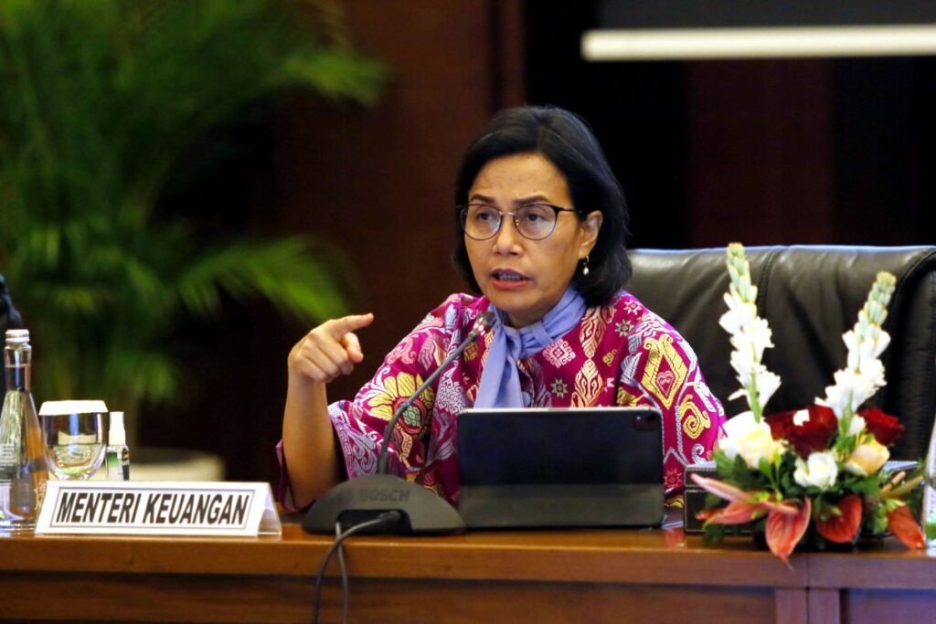 menteri keuangan sri mulyani saat menyampaikan apbn kita edi dp4a